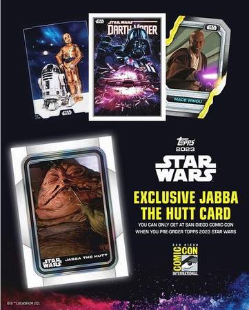 SDCC 2023 - Exclusive Jabba The Hutt Card